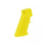 AR-15/10 A2 Style Pistol Grip w/ Screw & Lock Washer- Cerakote LEMON YELLOW 